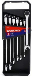 Set of 7 WORKPRO ratchet wrenches